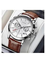 ساعه رجالى جلد