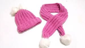 كوفيا  وطقيه اطفال كروشيه هاند ميد